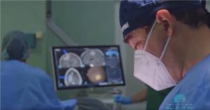 Radiochirurgia Stereotactică de tip Gamma Knife nu s-a putut aplica în acest caz