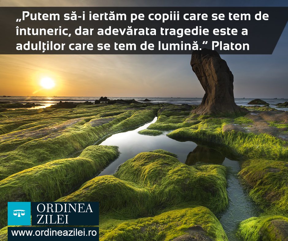 CITATUL ZILEI. Putem să-i iertăm pe copiii care se tem de întuneric, dar adevărata tragedie este a adulților care se tem de lumină
