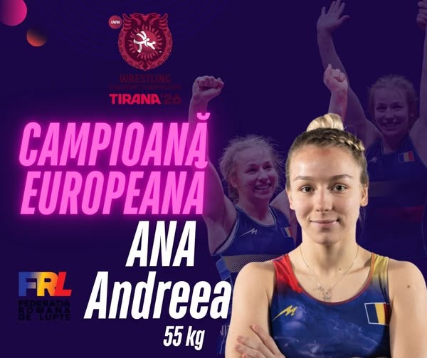 Ana Andreea Beatrice, prima Campioană Europeană a luptelor feminine