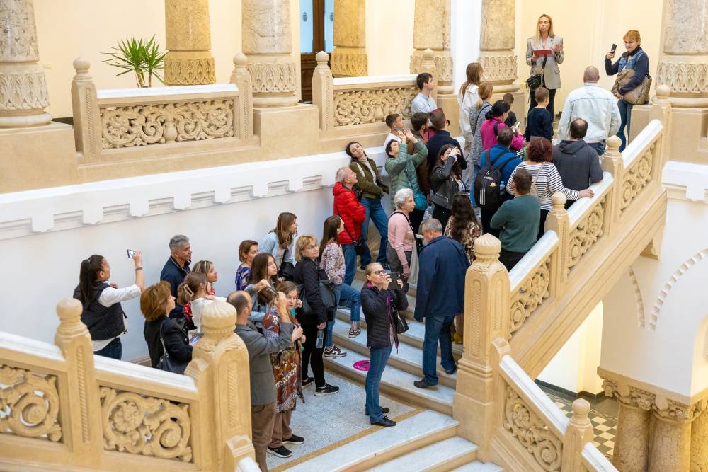 Publicul va beneficia de turughidate gratuite în palatul care adăpostește Primăria Capitalei